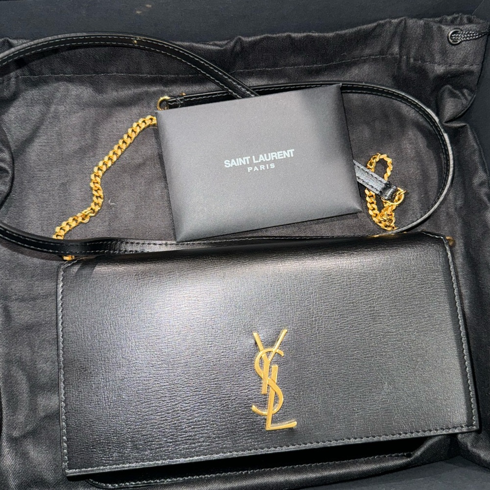 NWOT YSL Monogram Crossbody Leather Bag
